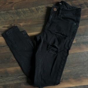 Black ripped ASOS jeans